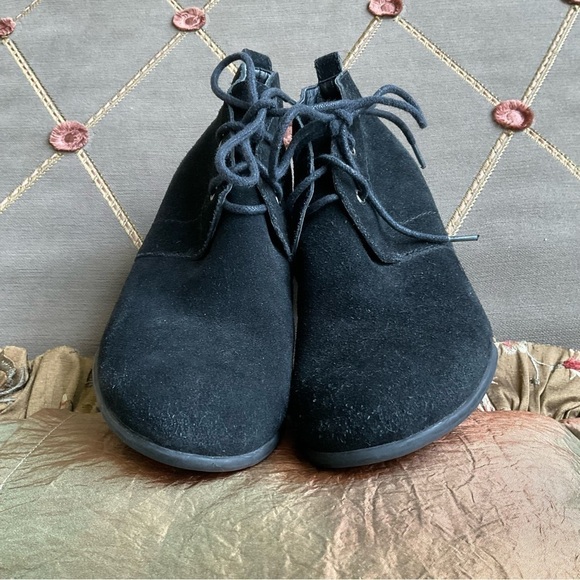 Lucky Boots Suede Ankle High Heel Black (7.5) - Picture 6 of 9